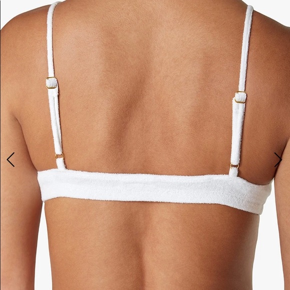 NWT, We Wore What Pull On Bra Top, M, White - Picture 4 of 6